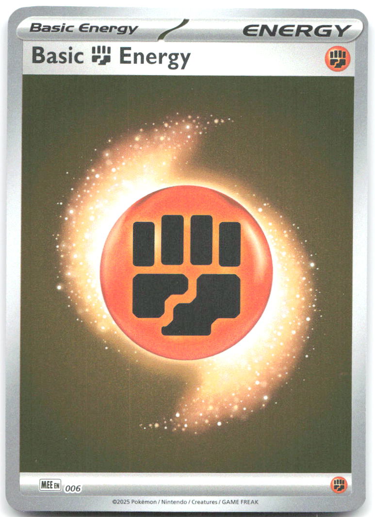 Basic Fighting Energy Common SVE: Scarlet & Violet Energies 006 NM