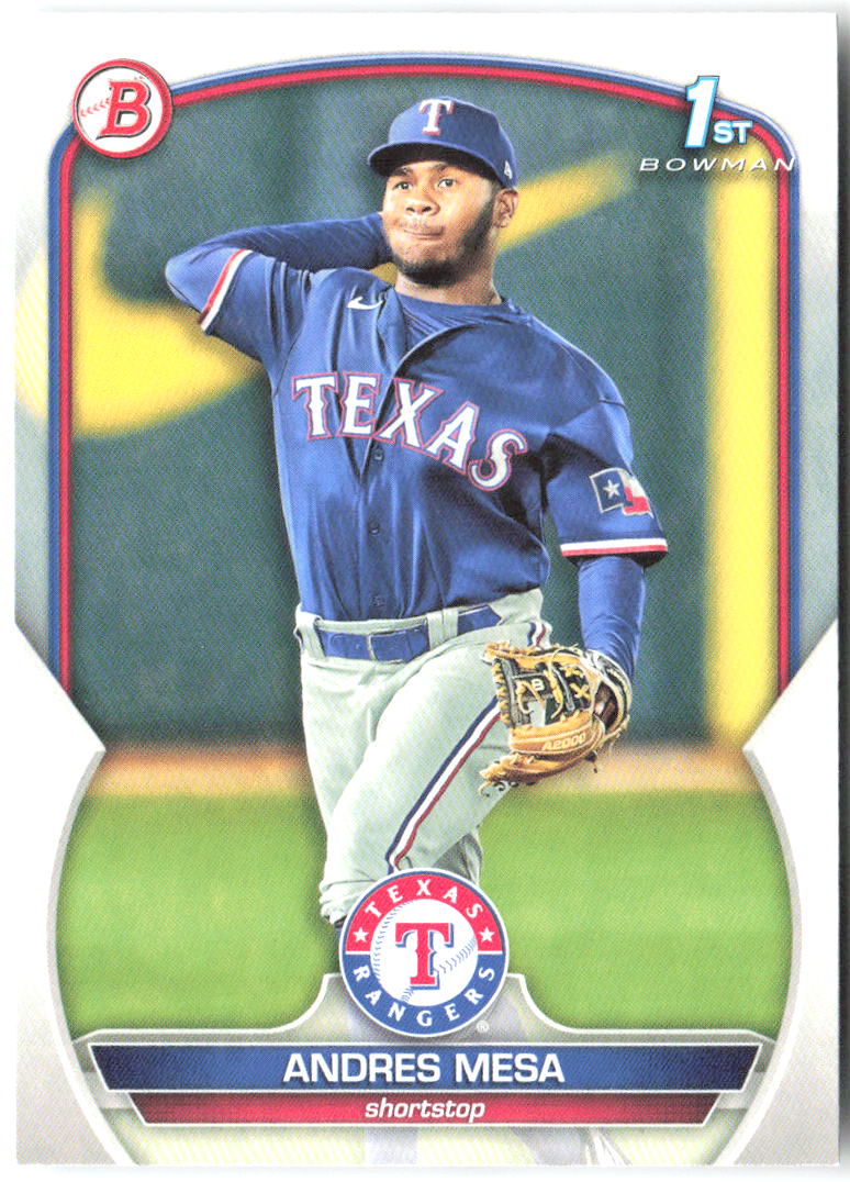 Andres Mesa Bowman - Prospects BP-44 2023 Texas Rangers