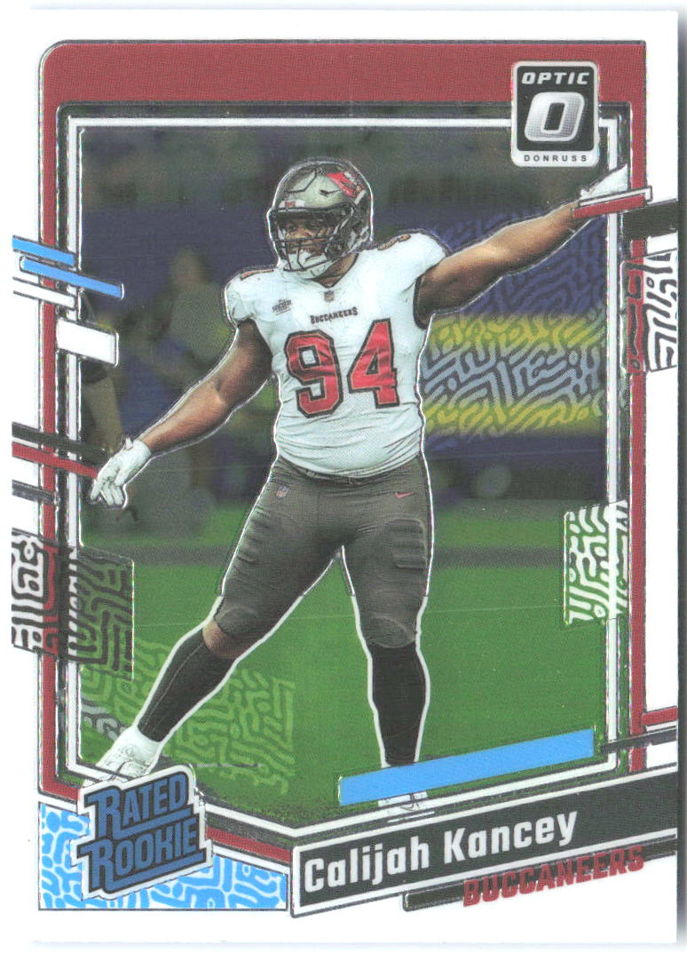 Calijah Kancey Donruss Optic 295 2023 Tampa Bay Buccaneers RC