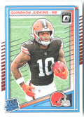 Quinshon Judkins Donruss Optic 252 2025 Cleveland Browns RC