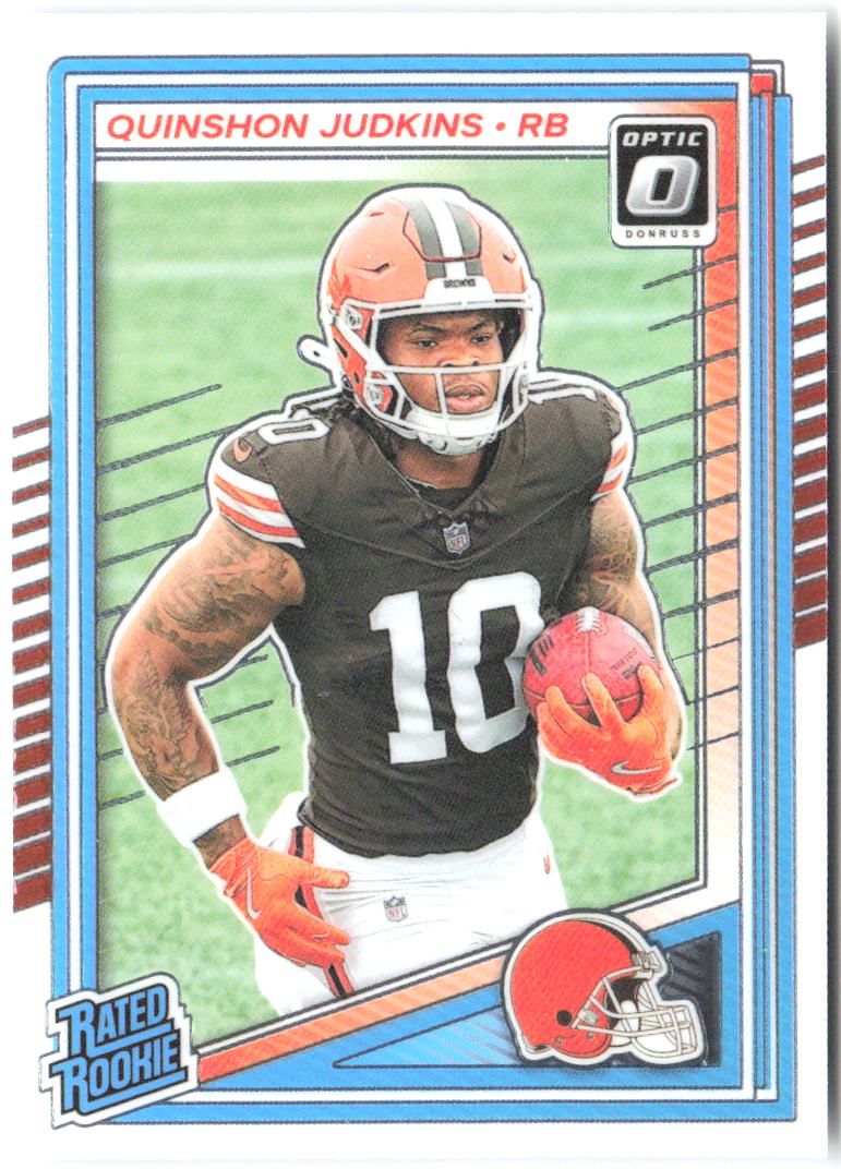 Quinshon Judkins Donruss Optic 252 2025 Cleveland Browns RC