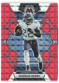 Derrick Henry Panini Mosaic - Red Mosaic 238 2023 Tennessee Titans