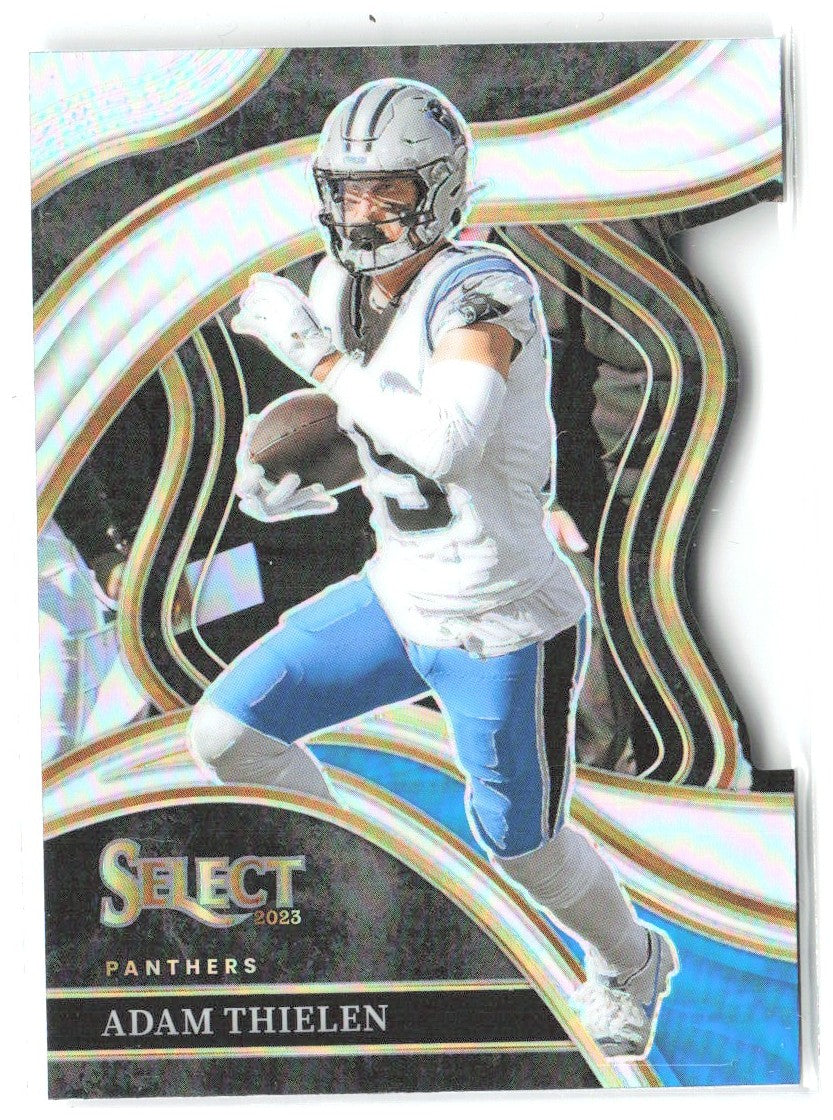 Adam Thielen Panini Select - Silver Prizms Die Cuts 299 2023 Carolina Panthers