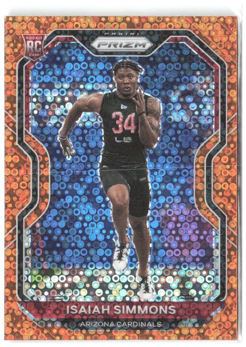 Isaiah Simmons Panini Prizm - Prizm Disco 323 2020 Arizona Cardinals
