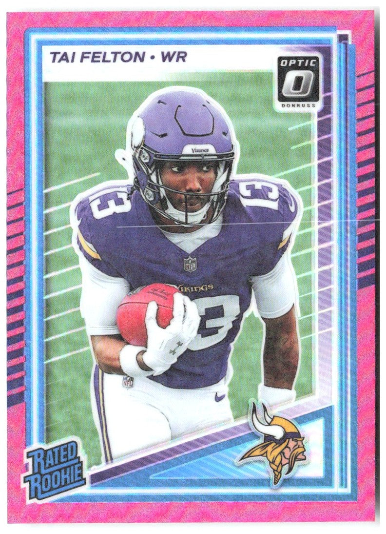 Tai Felton Donruss Optic - Pink 239 2025 Minnesota Vikings