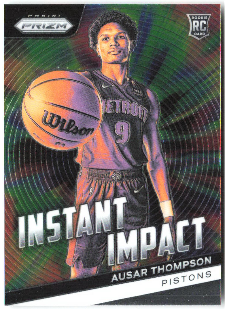 Ausar Thompson Panini Prizm - Instant Impact 2 2023-24 Detroit Pistons
