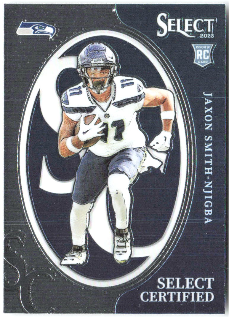 Jaxon Smith-Njigba Panini Select Certified Rookies CRO-JSN 2023 Seattle Seahawks