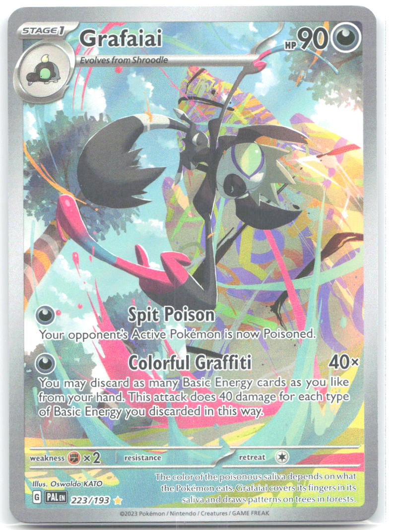 Grafaiai Holo Illustration Rare SV02: Paldea Evolved 223/193 NM Oswaldo KATO