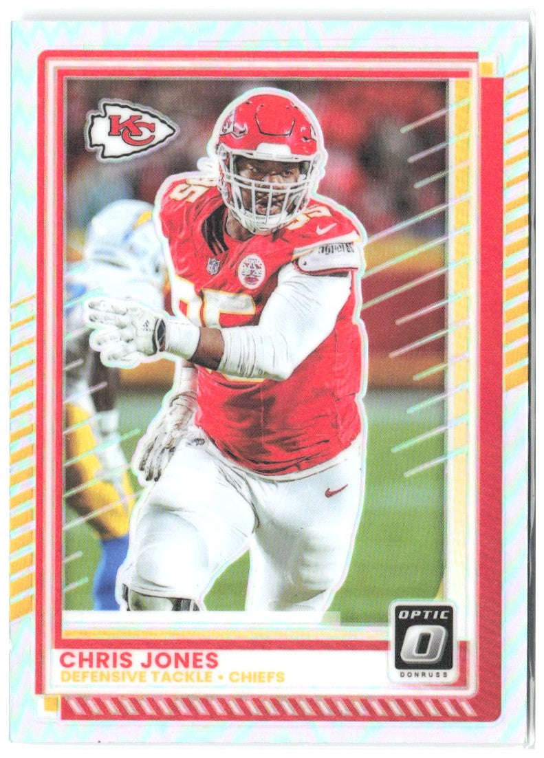 Chris Jones Donruss Optic - Holo 82 2025 Kansas City Chiefs