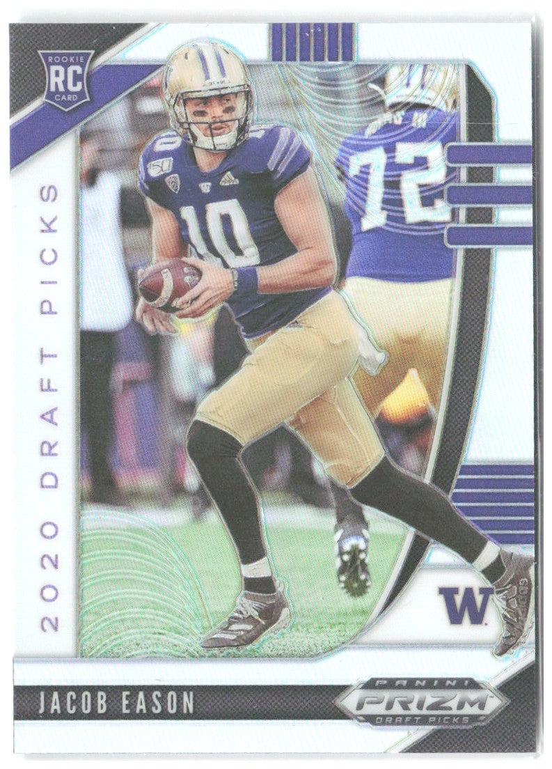 Jacob Eason Panini Prizm Draft Picks - Prizms Silver 115 2020 Washington Huskies