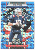 Mac Jones Panini Mosaic - Reactive Blue Mosaic 261 2023 New England Patriots
