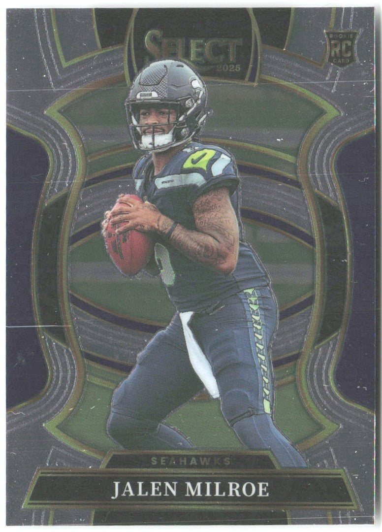 Jalen Milroe Panini Select 14 2025 Seattle Seahawks