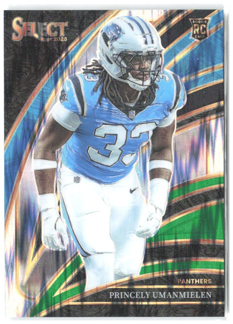 Princely Umanmielen Select - Black and Green Prizm Shock 243 2025 Panthers