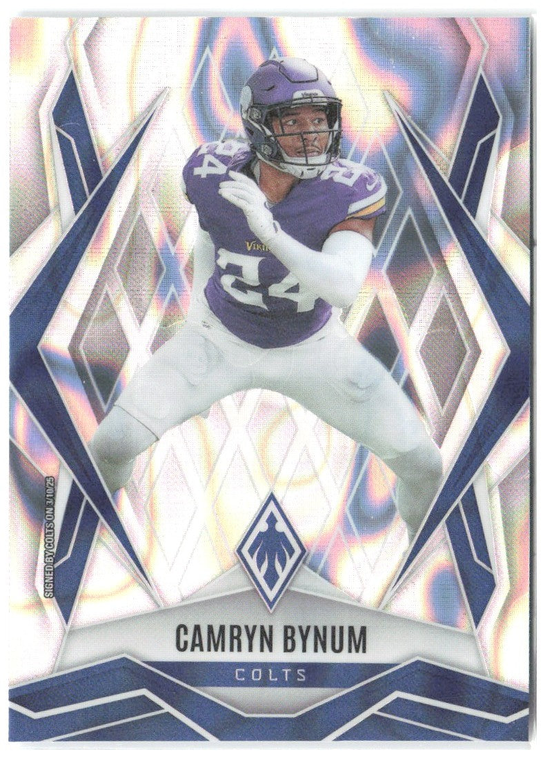 Camryn Bynum Panini Phoenix - Silver Lava Prizm 24 2025 Indianapolis Colts
