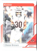 Chase Brown Donruss 199 2024 Cincinnati Bengals