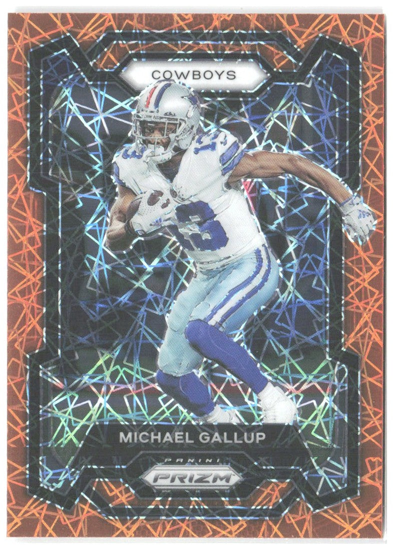 Michael Gallup Panini Prizm - Lazer 79 2023 Dallas Cowboys