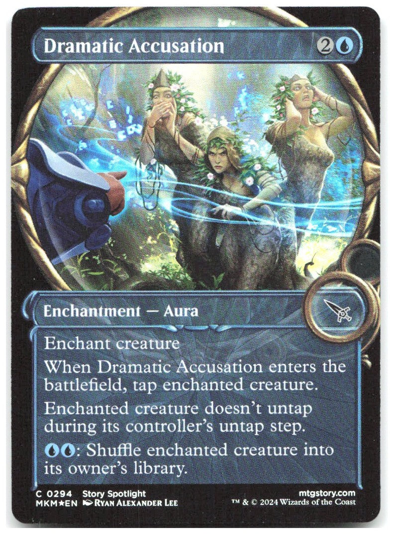 Dramatic Accusation Showcase Foil C Murders at Karlov Manor 294 NM Ryan