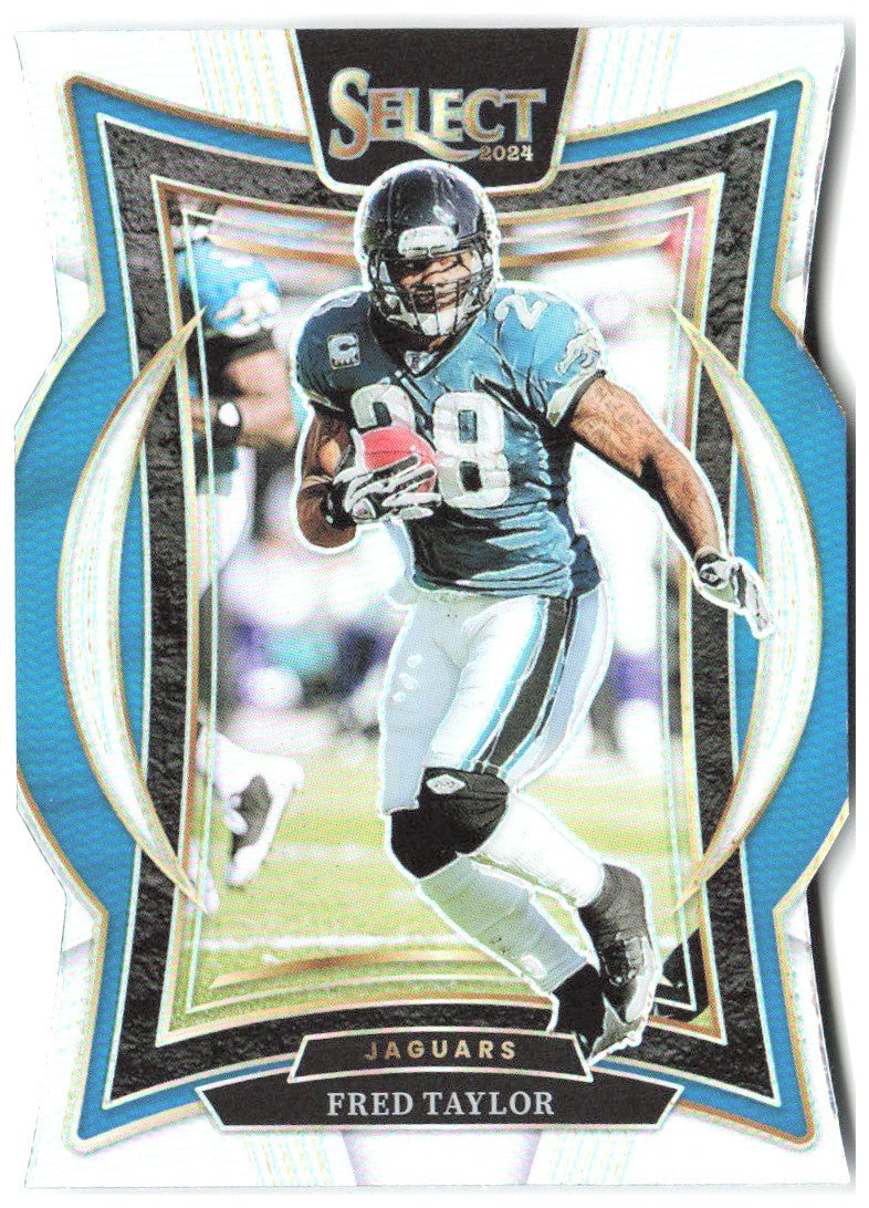 Fred Taylor Panini Select - Silver Prizm Die Cut 57 2024 Jacksonville Jaguars