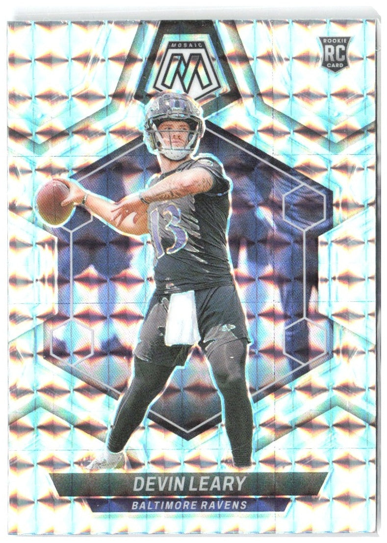 Devin Leary Panini Mosaic - Mosaic 398 2024 Baltimore Ravens