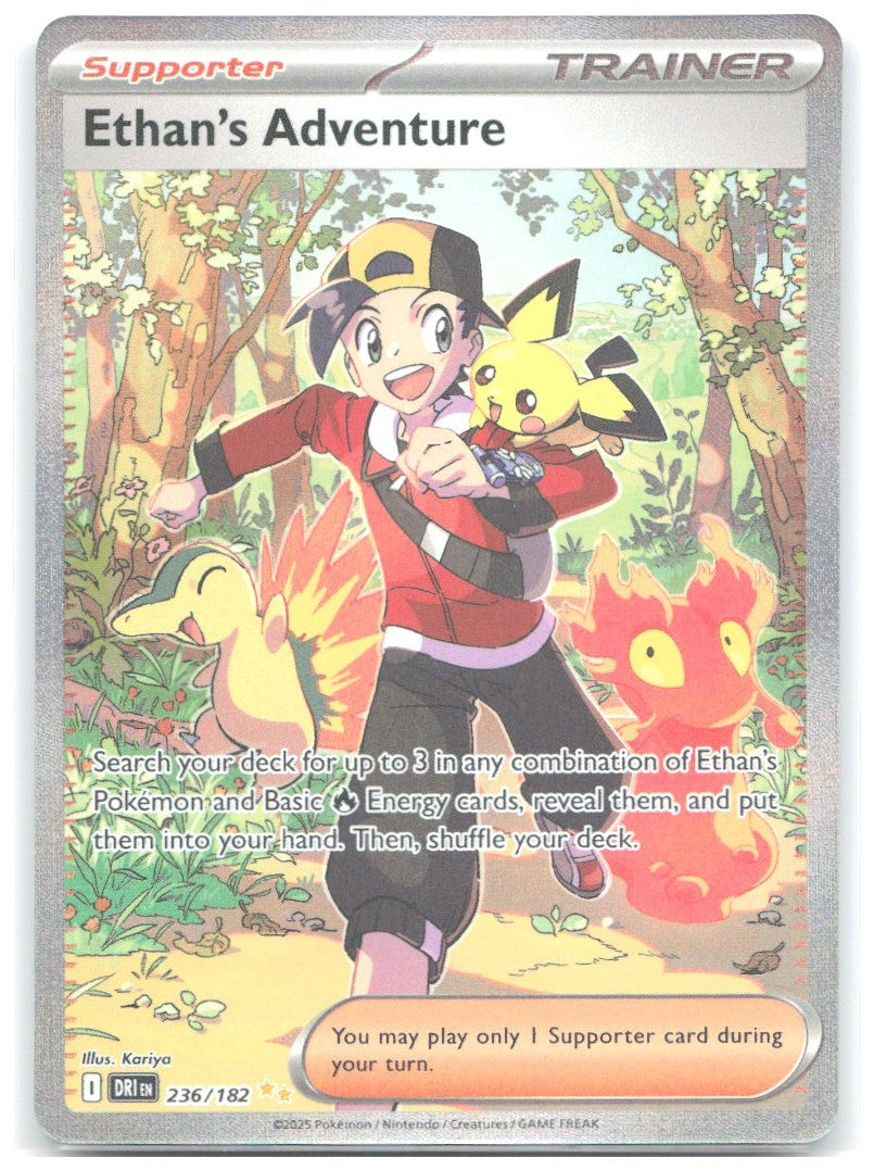 Ethan's Adventure Holo Special Illustration Rare SV10 Destined Rivals 236/182 NM