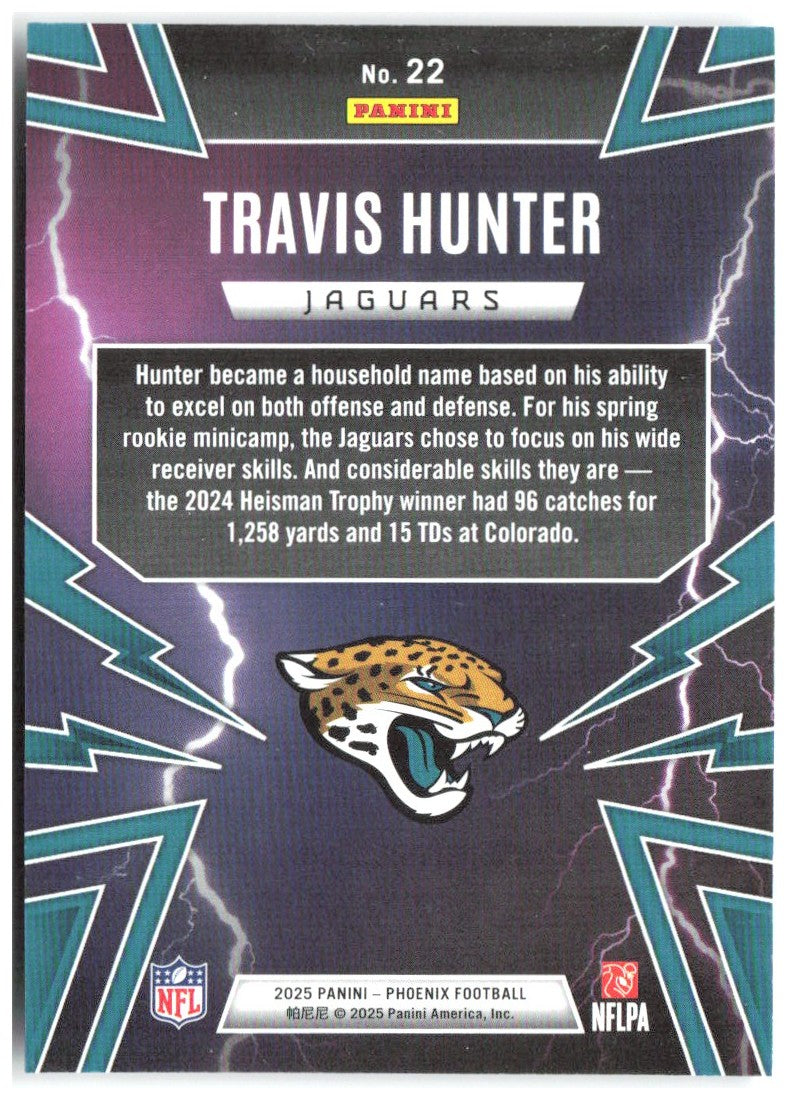 Travis Hunter Panini Phoenix - Thunderbirds 22 2025 Jacksonville Jaguars