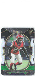 Derek Stingley Jr. Select - Black and Green Prizm Die Cut 48 2022 Houston Texans