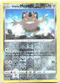 Galarian Meowth Reverse Holo SWSH01 Sword & Shield Base Set 127/202 NM 0313