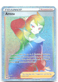 Arezu Secret Holo Secret Rare SWSH11 Lost Origin 204/196 NM You Iribi