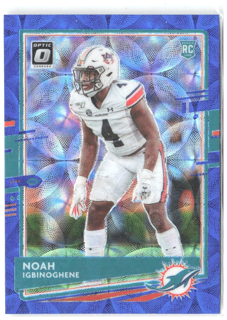 Noah Igbinoghene Donruss Optic - Blue Scope 111 2020 Miami Dolphins
