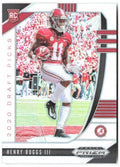 Henry Ruggs III Prizm Draft Picks - Prizms Silver 109 2020 Alabama Crimson Tide