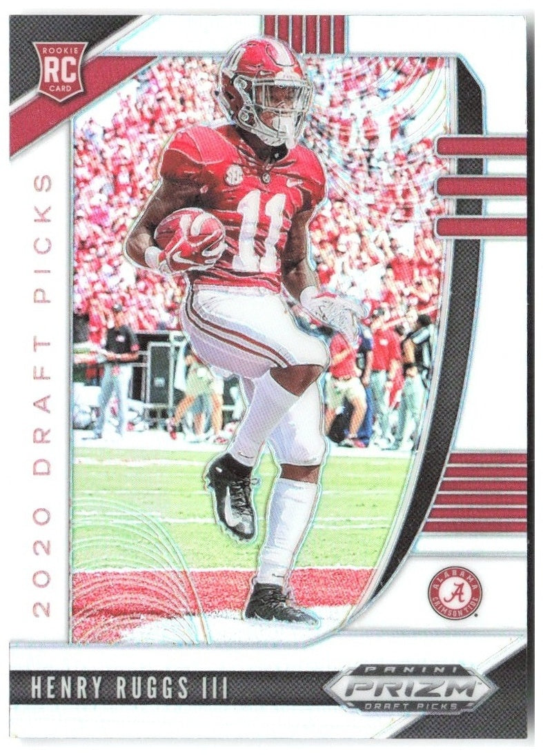 Henry Ruggs III Prizm Draft Picks - Prizms Silver 109 2020 Alabama Crimson Tide