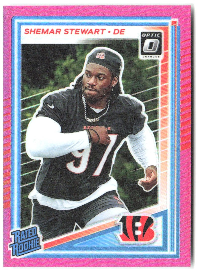 Shemar Stewart Donruss Optic - Pink 260 2025 Cincinnati Bengals