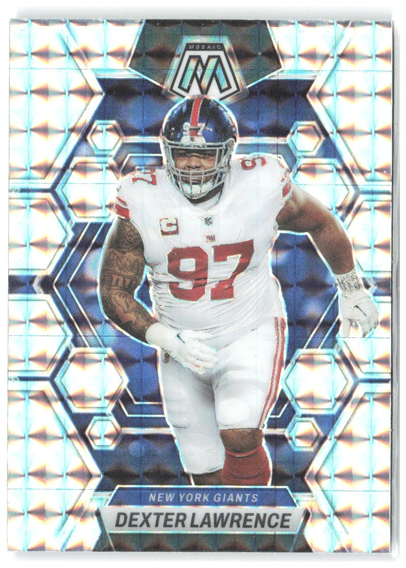Dexter Lawrence Panini Mosaic - Mosaic 178 2023 New York Giants