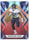 Darrynton Evans Panini Phoenix - Fire Burst 134 2020 Tennessee Titans