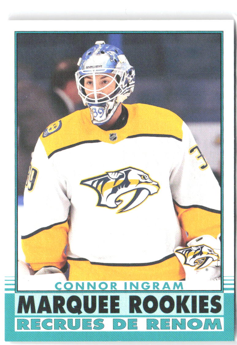 Connor Ingram Upper Deck - 2020-21 O-Pee-Chee Update 640 2020-21 Nashville Predators RC