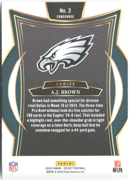 A.J. Brown Panini Select 2 2024 Philadelphia Eagles