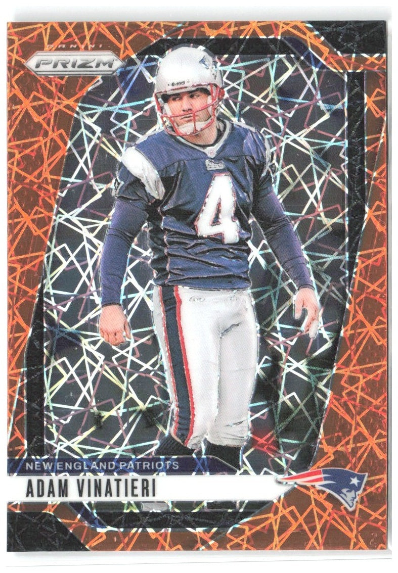 Adam Vinatieri Panini Prizm - Lazer 199 2024 New England Patriots