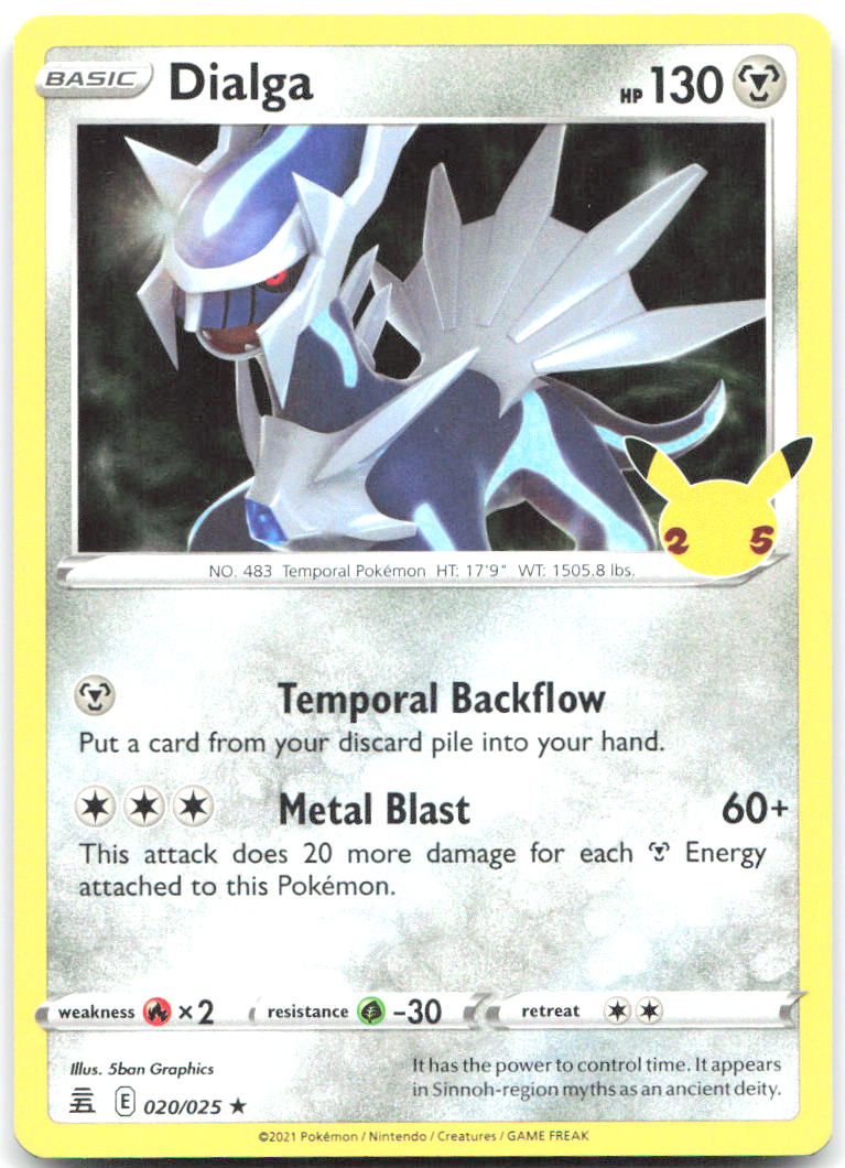 Dialga Holo Rare Celebrations 020/025 NM nagimiso
