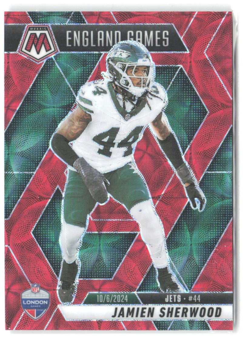 Jamien Sherwood Panini Mosaic - Red Scope 270 2025 New York Jets