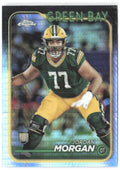 Jordan Morgan Topps Chrome - Refractor 298 2024 Green Bay Packers