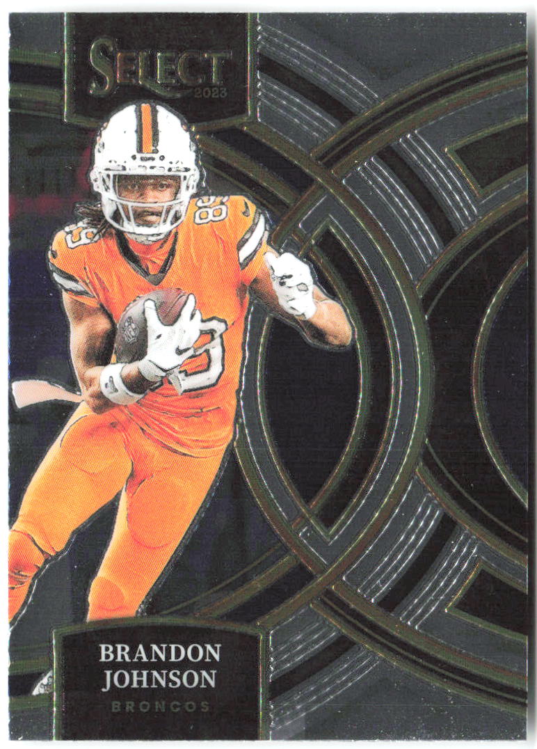 Brandon Johnson Panini Select 189 2023 Denver Broncos