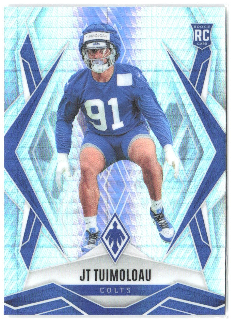 JT Tuimoloau Panini Phoenix - Silver Hyper Prizm 218 2025 Indianapolis Colts