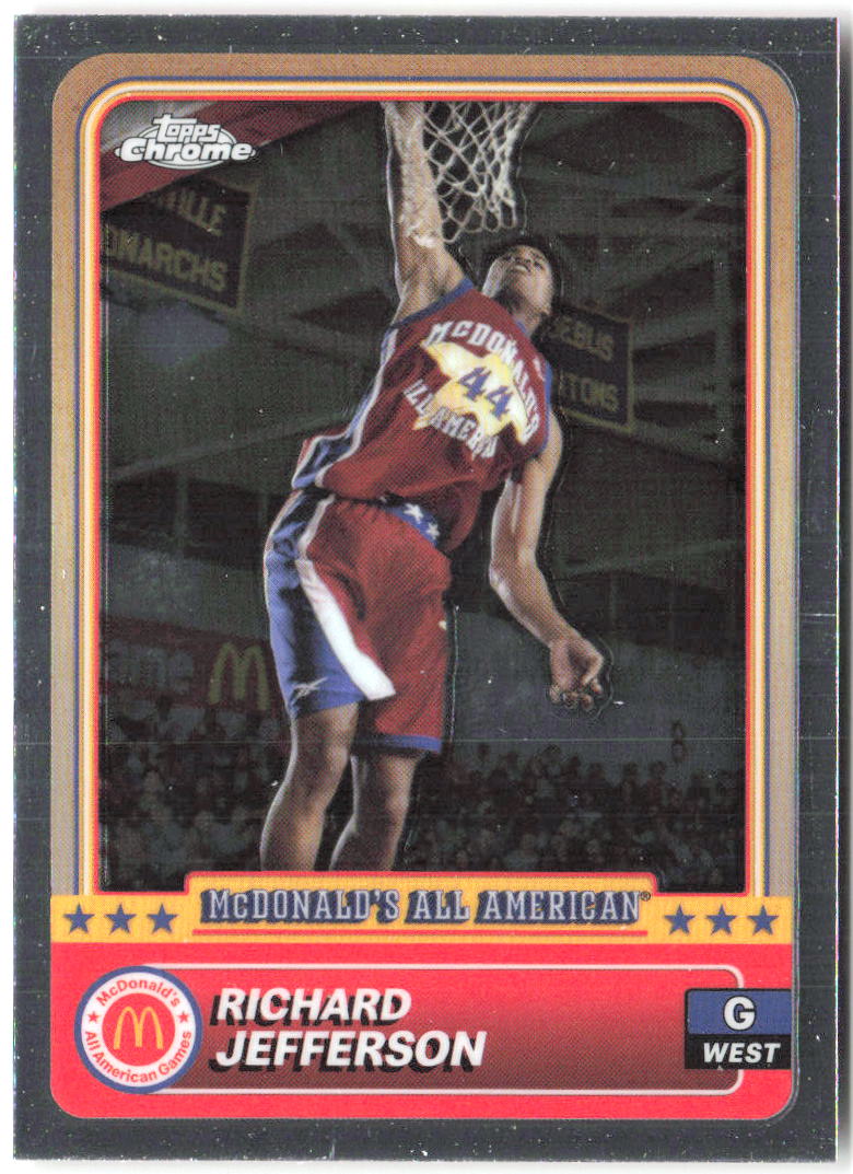 Richard Jefferson Topps Chrome McDonald's All-American 36 2024