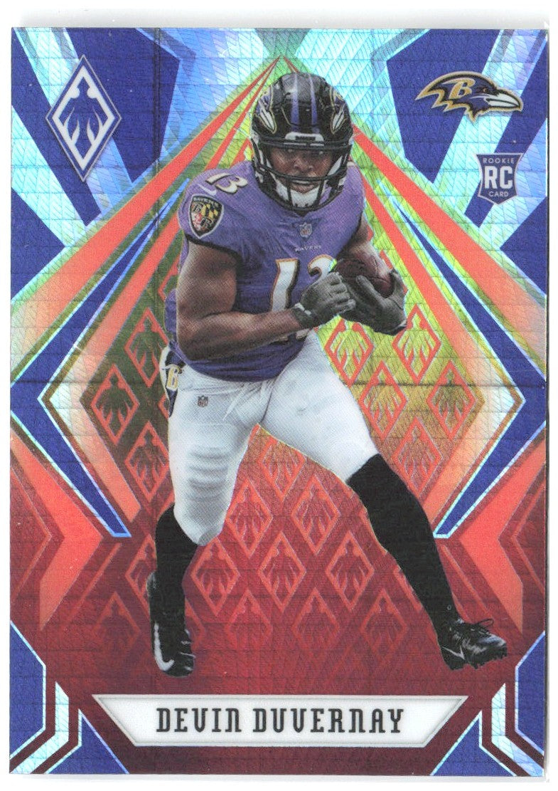 Devin Duvernay Panini Phoenix - Fire Burst 133 2020 Baltimore Ravens