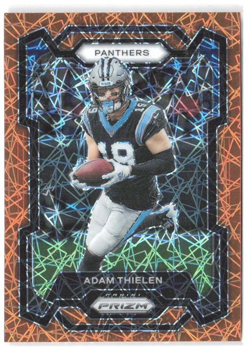 Adam Thielen Panini Prizm - Lazer 37 2023 Carolina Panthers