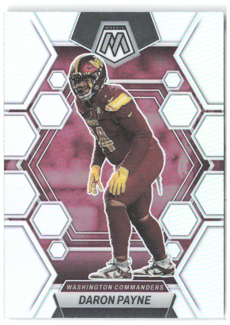 Daron Payne Panini Mosaic - Silver 247 2023 Washington Commanders