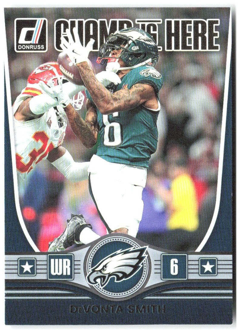 DeVonta Smith Donruss - Champ is Here CIH-DSH 2025 Philadelphia Eagles