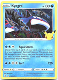 Kyogre Holo Rare Celebrations 003/025 NM Ryuta Fuse