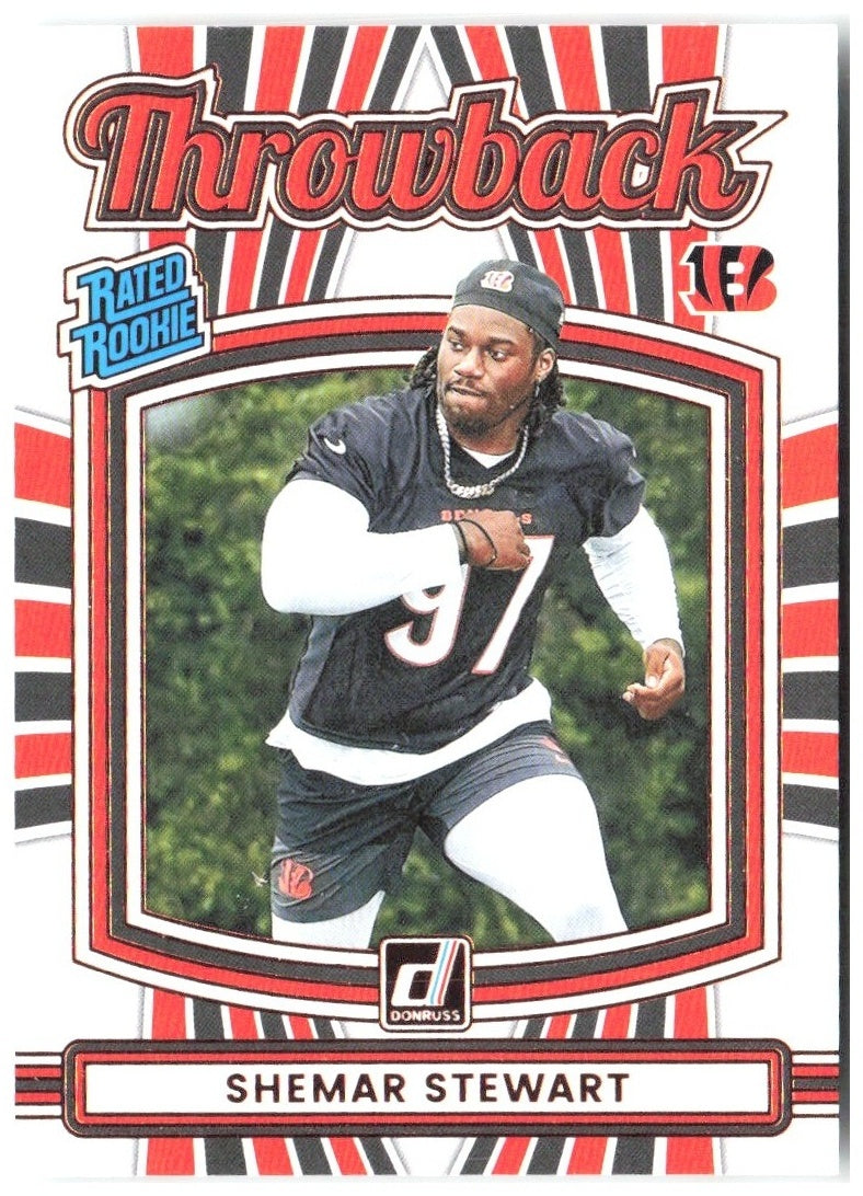 Shemar Stewart Donruss - Rated Rookies Throwback 35 2025 Cincinnati Bengals