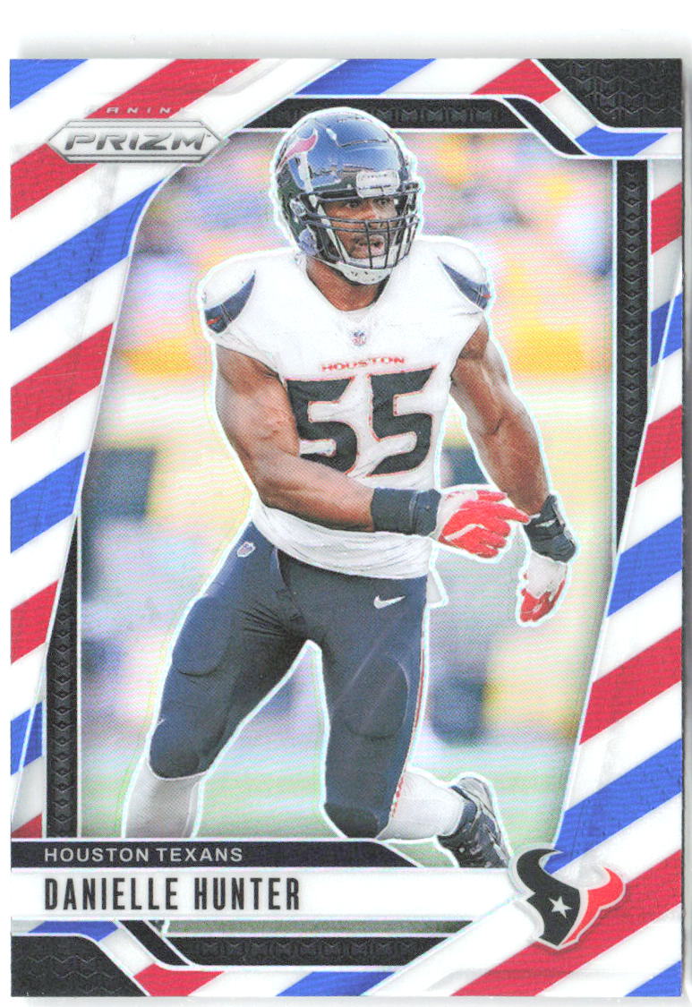 Danielle Hunter Panini Prizm - Red White and Blue 117 2024 Houston Texans